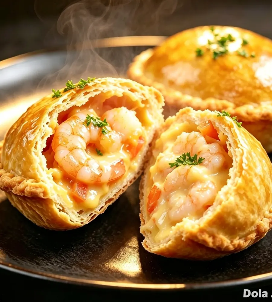 empadinha de camarão /farto e cremoso puro sabor !