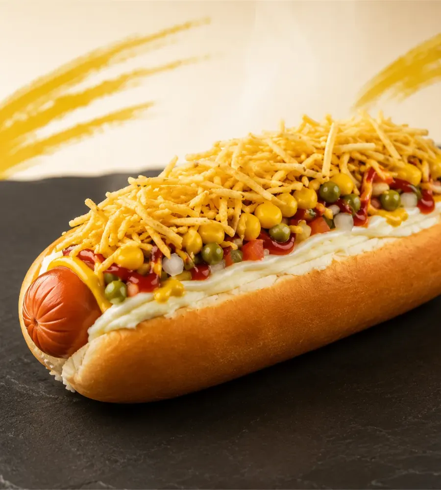 Hot Dog no Pão Simples