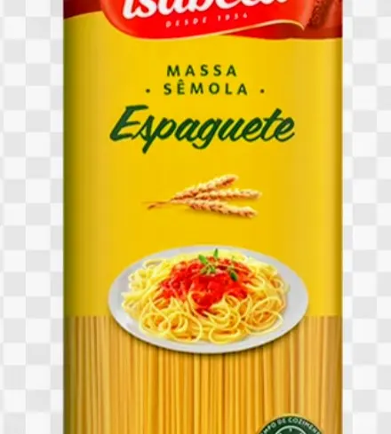 Pacote de massa espaguete